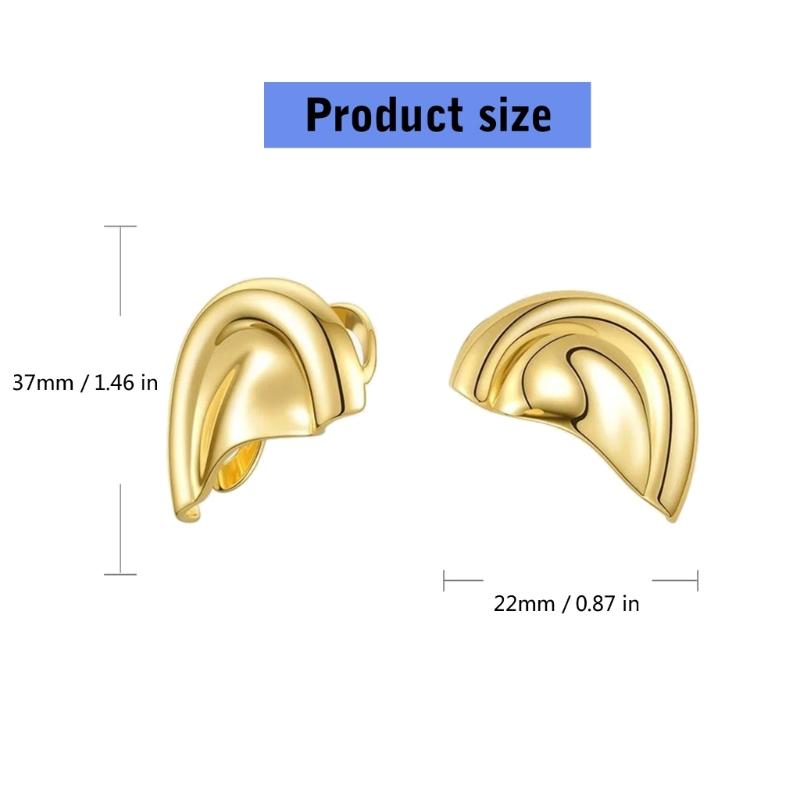 Elegant Half Circle Ear Cuff For Women Fashion Jewelry Allergy Resistant Design Perfect For Parties And Everyday Wear