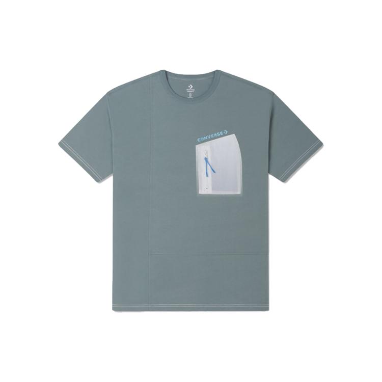 

New Converse Showcasing Series SS23 T Shirts Unisex Gray Green 10025872-A03 M