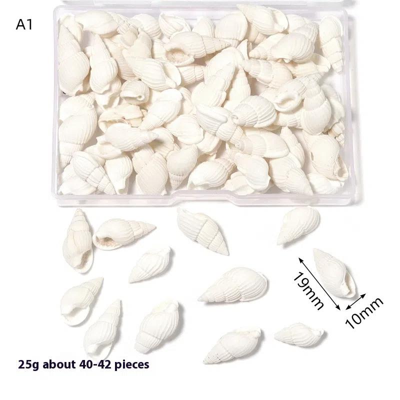 1 Box Sea Shells Spiral Shell Tiny Ocean Spiral Seashells Crafts Aquarium Decor Landscaping Accessories