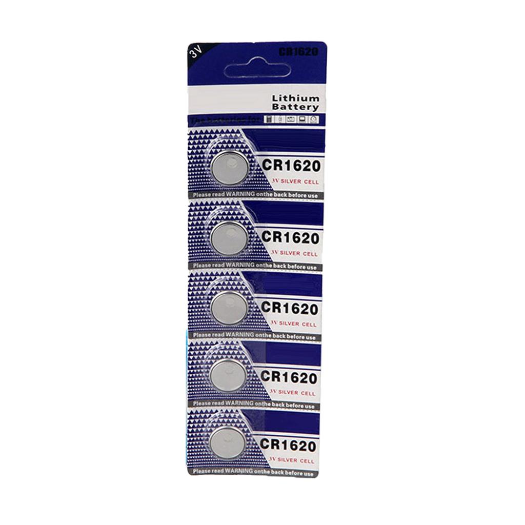 5pc/10pc CR1620 Batteries Button Cell Battery for Car Key Long Terms Power for Watches and Key Fob Power Supplies