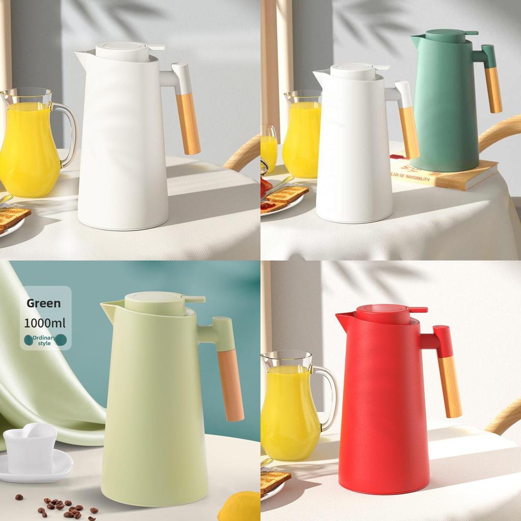 Large Capacity Insulated Water Bottle With Glass Inner For Home Use And Hot Beverage Storage