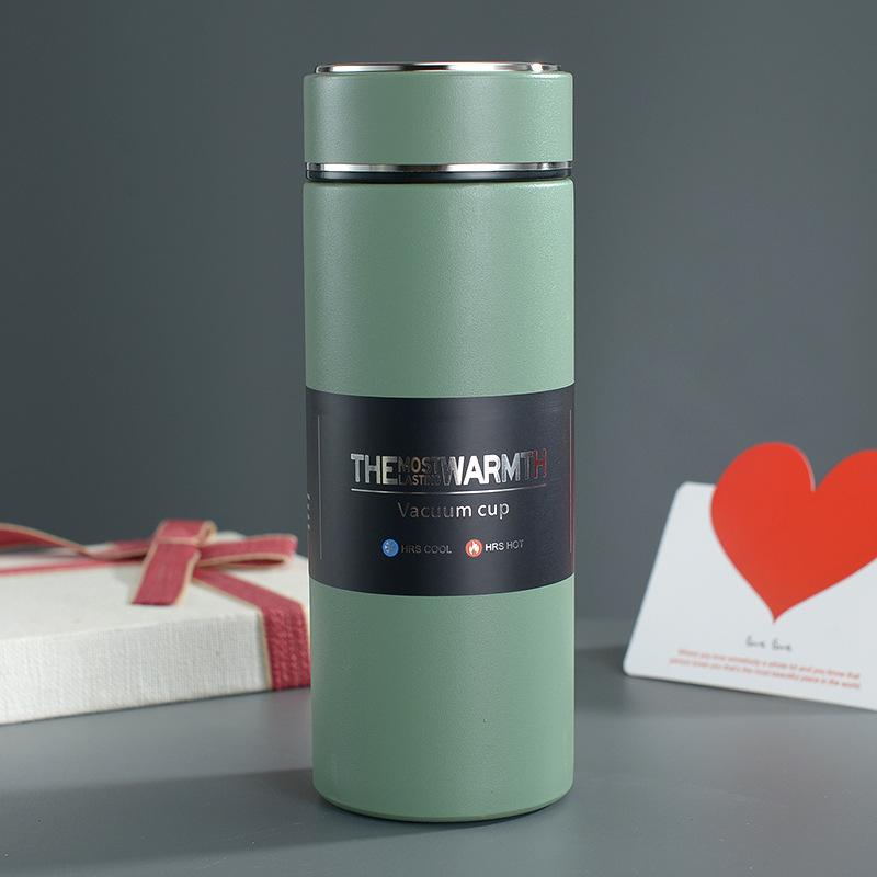 Updated High-looking Thermos Cup 304 Stainless Steel Frosted Business Car Gift Water Cup