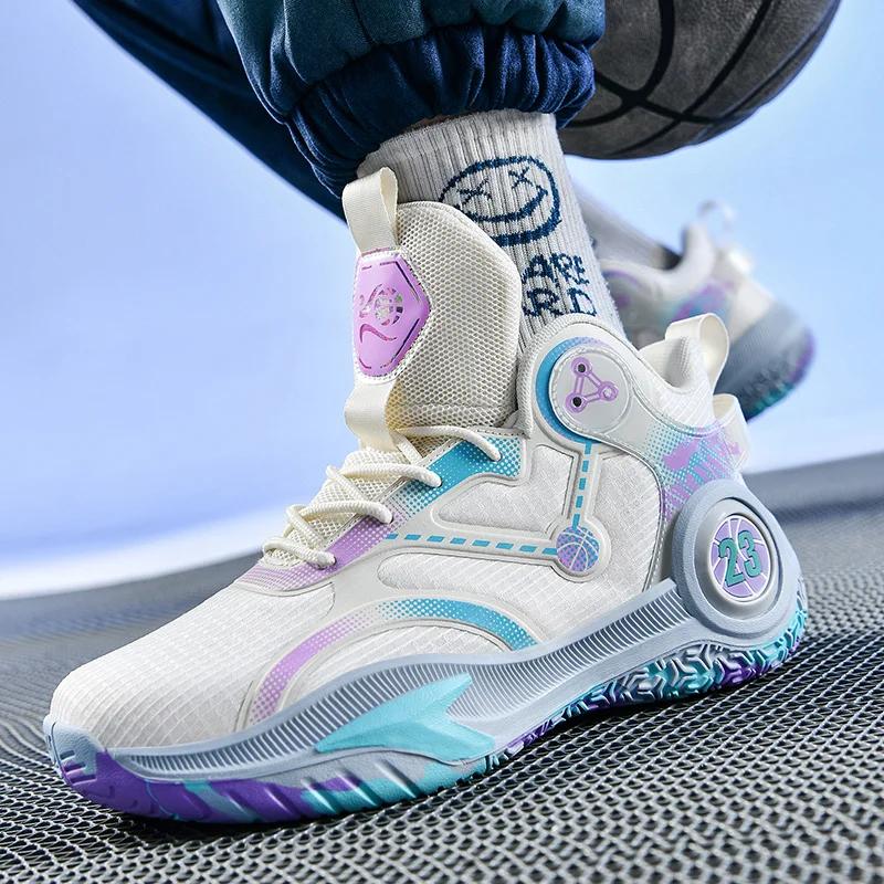 Men's Basketball Shoes Athletic Training Field Non-Slip Student Original Breathable Sneakers Sports Outdoor Male Basket Shoes