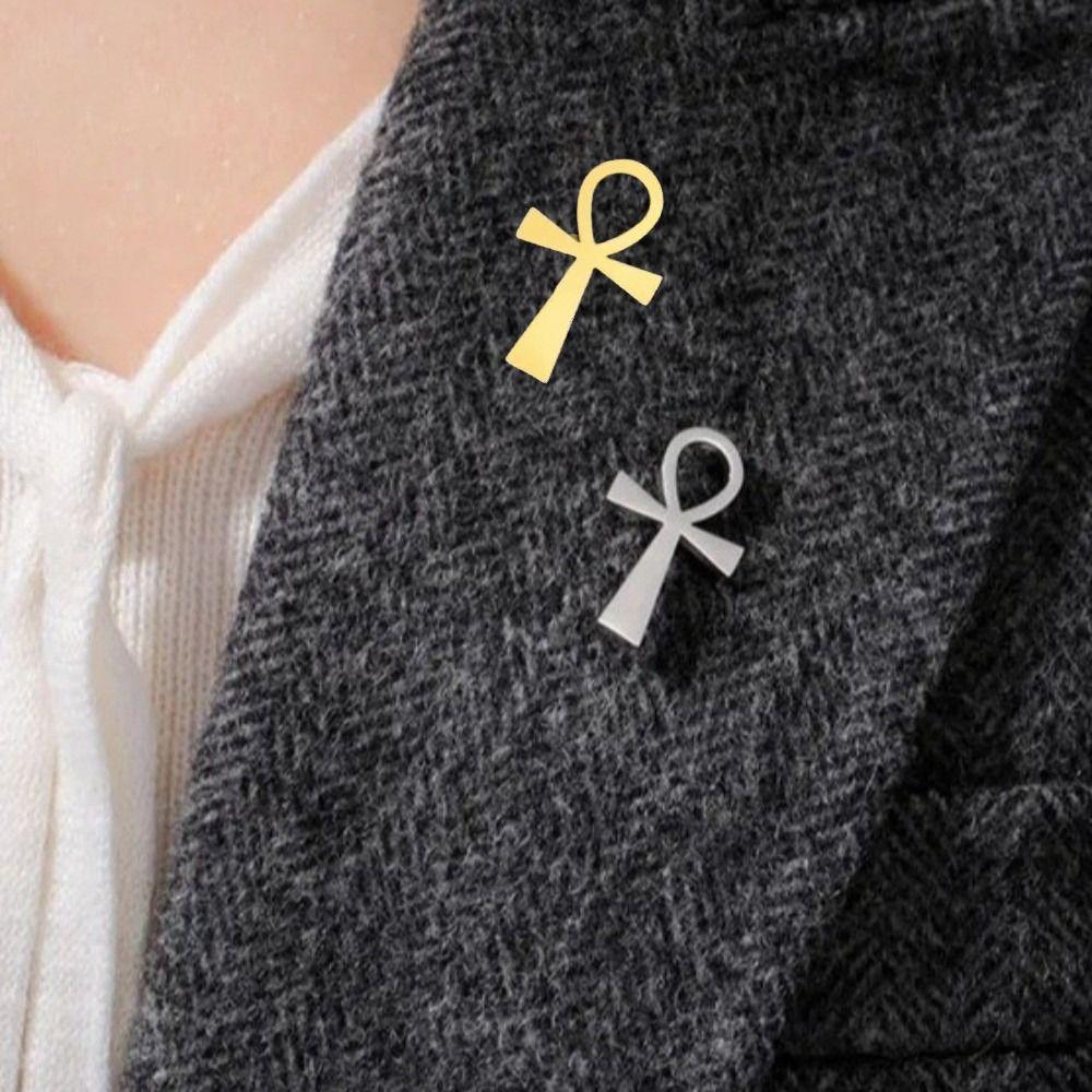 Anstecknadeln mit Metallkreuz, Kleideraccessoires, Schleifen-Anstecknadel, Kleiderdekoration