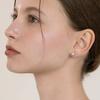 Antique Flower Prong Cubic Earrings EC3320