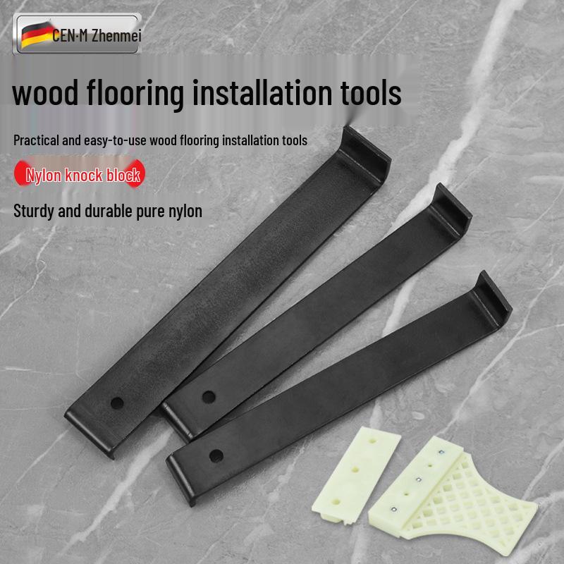 Auxiliary Nylon & Iron Knocking Boards with Recoil Hook for Wood Flooring Installation