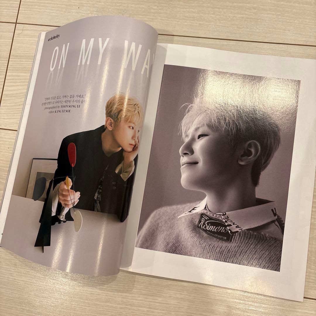 [USED] SEVENTEEN s Woozi in Marie Claire, a Korean magazine, January 2022 issue.