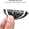 For Chevrolet Key Fob Cover, Soft TPU Protection Car Key Case Compatible with Chevy Suburban Tahoe Traverse Buick Enclave Cadillac Escalade GMC