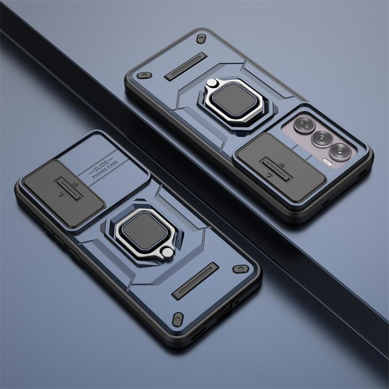 For OPPO Reno12 Pro Global Case Slide Camera Len Phone Cases OPPO Reno12 Pro Cover Shockproof Armor PC TPU Cover OPPO Reno12 Pro