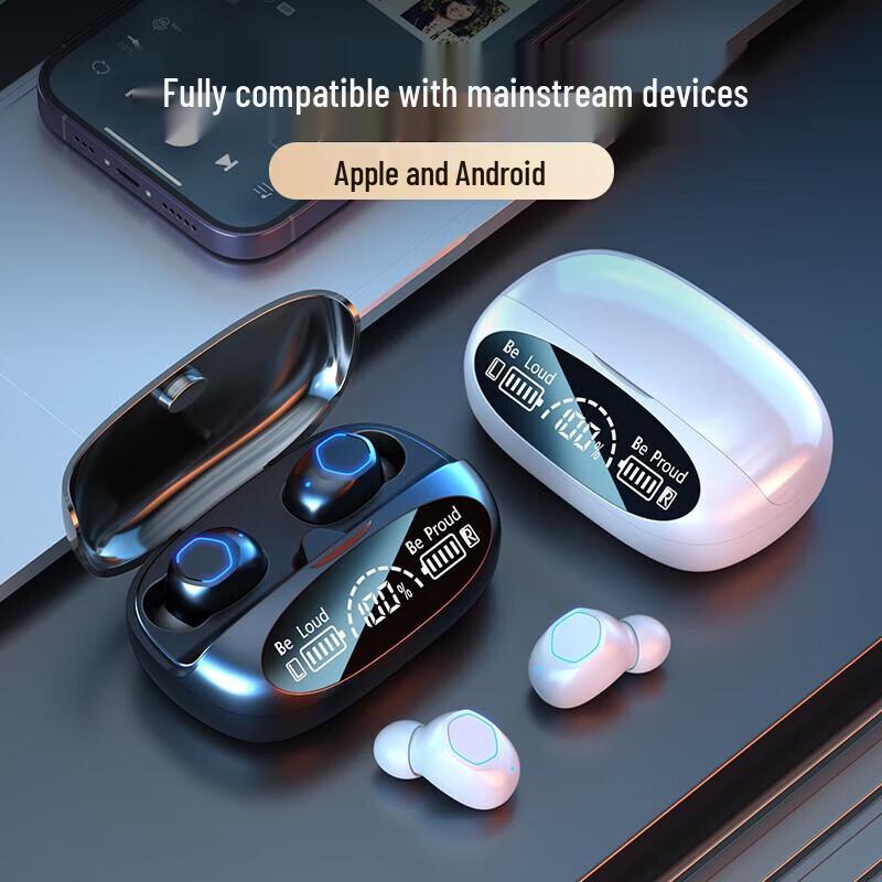 Wireless Sports In-Ear Earbuds with Digital Display