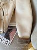 Women's Korean Style Suede Lambswool Leather Fur Jacket: 2025 Autumn/Winter Petite, Loose, Thickened Top
