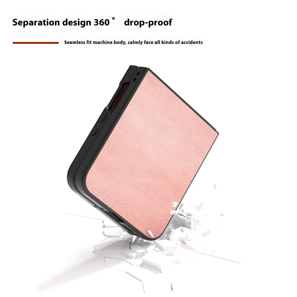 ABEEL For Motorola Razr 60 Ultra 5G Case Cowhide Texture Anti-Drop PU + PC Phone Cover