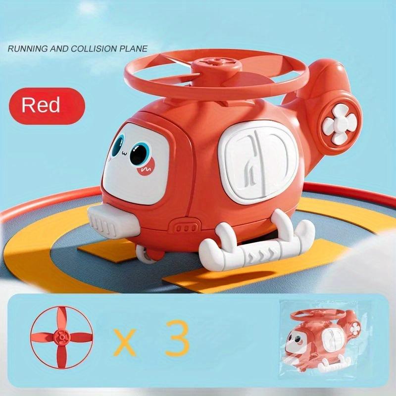 Airplane Boy 3 Year Airplane Bamboo Dragonfly Cartoon Helicopter UFO Toy Airplane Outdoor Game Child Gift