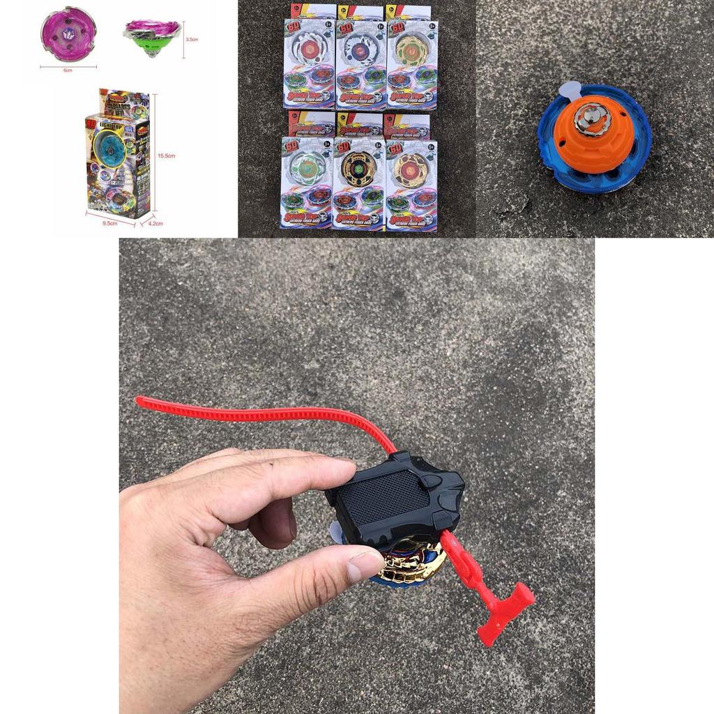 Vibrant 4d/6d Metal Fusion Masters Beyblade With Illuminating Led Light Top