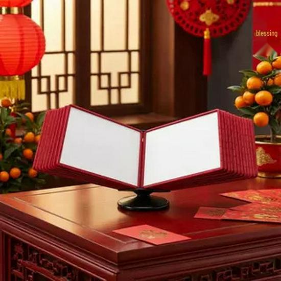 Rotating A4 Desktop File Holder and Display Stand