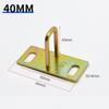 Multisizes Catch Buckle Metal Pedal Lock Plate Saddle Bucket Lock  Electric Vehicle Parts