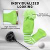 3Pcs Knitted Golfing Club Head Covers Knitted Golfing Driver Headcover Golfing Wood Head Covers Golfing Club Accessories