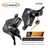 VG Sports Mountain Bike Shifter and Derailleur Set: 8-11 Speed, Aluminum Alloy Body.