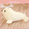 White Sea Lion Stuffed Toy Plush Animal Doll Children Sleeping Partner Gift
