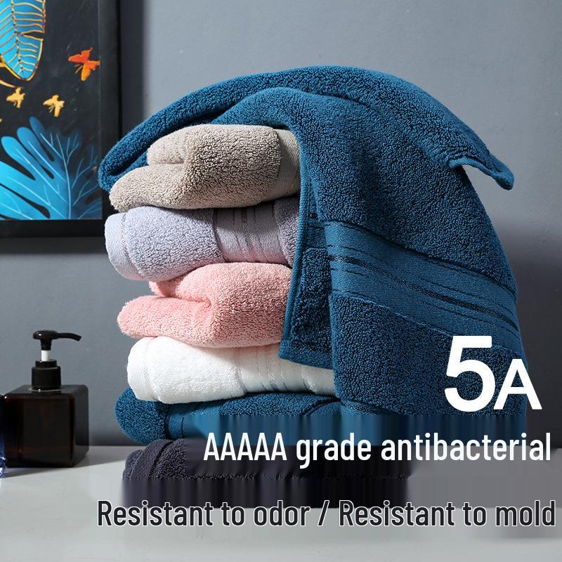 Pure Cotton Antibacterial Quick-Dry Adult Face Towel - A Grade Water Absorbent