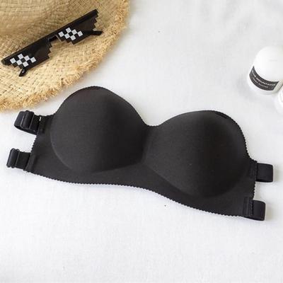 Reggiseno da donna traspirante push-up senza cuciture senza ferretto solido lingerie invisibile