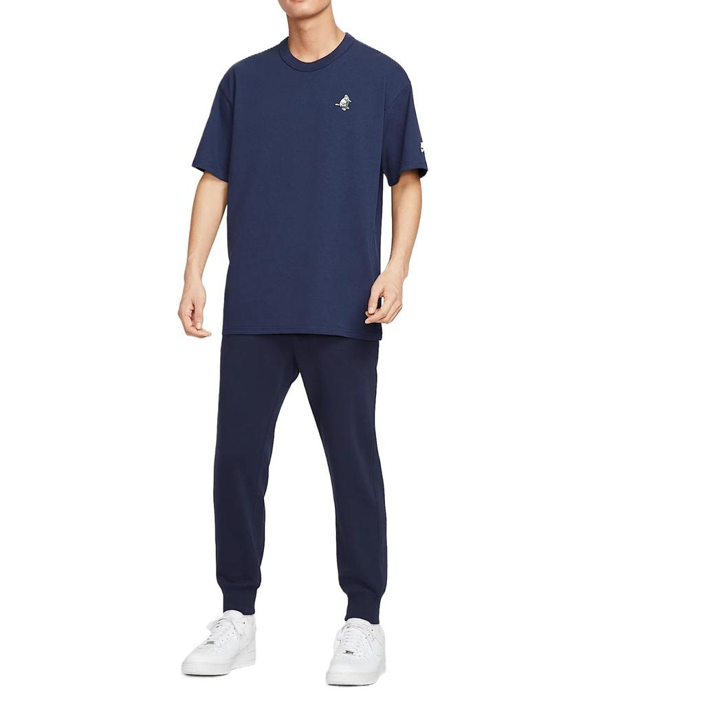 Nike Sportswear Premium Fashion Comfortable Vintage Minimalist Short Sleeve T-Shirt Men Tops Deep-Navy IH0818410