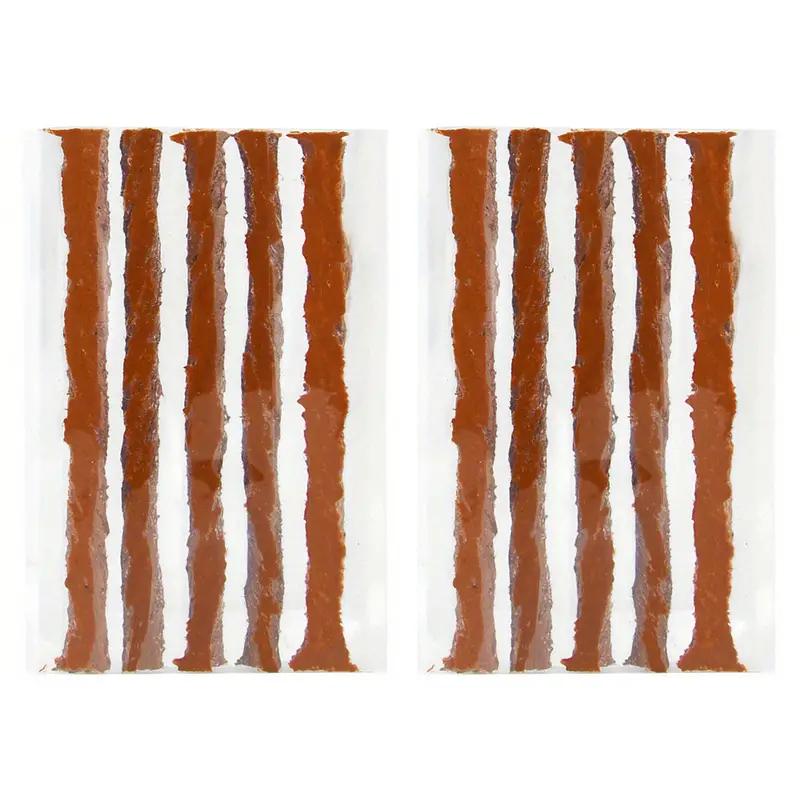 100pcs Car Tire Repair Strip Motorcycle Tubeless Tyre Wheels Puncture Plug Seal Tape Repair Tools Car Vacuum Tire Rubber Strip