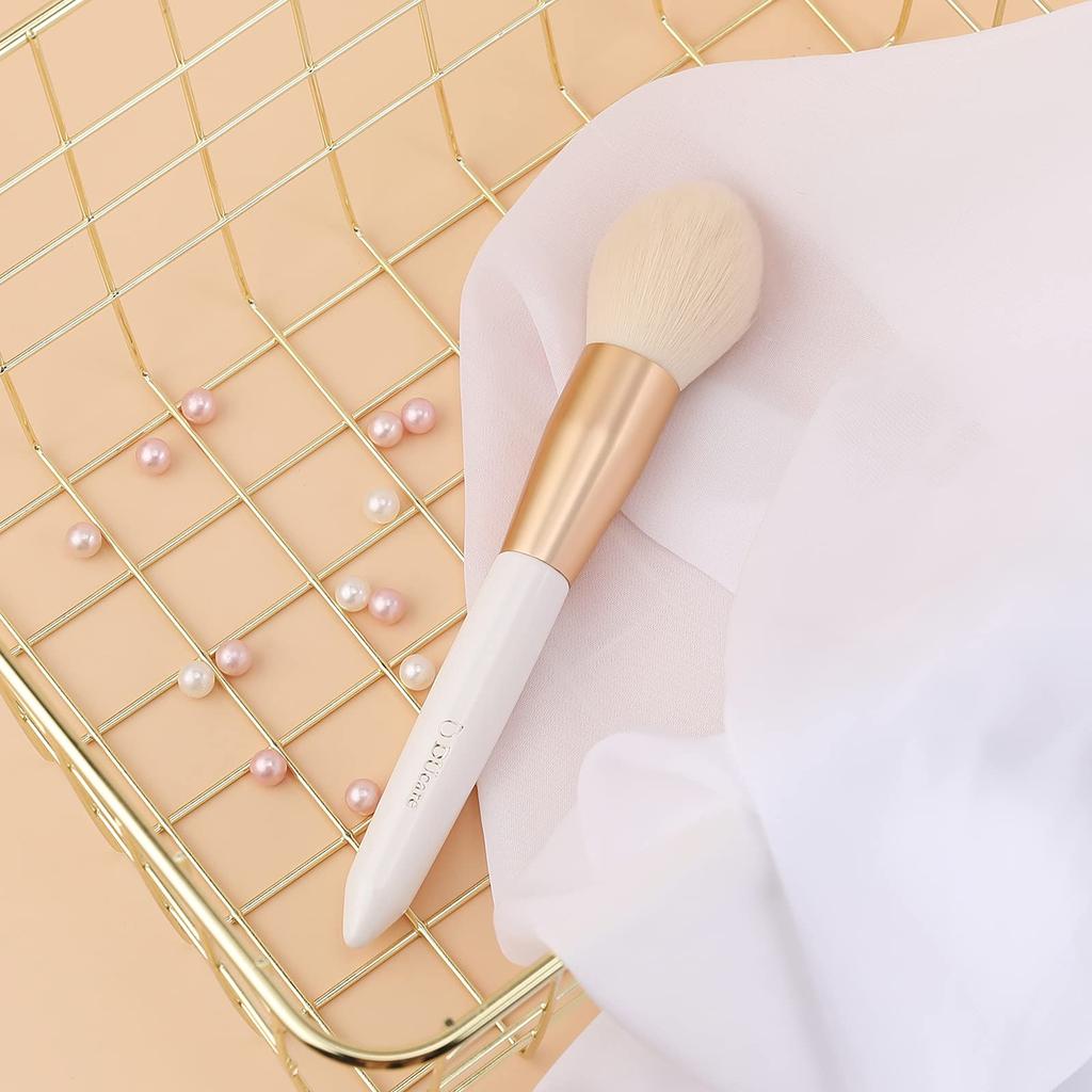 DUcare Face Powder Face Makeup Powder Blush Made with Premium Round Flat Shape Brush, Brush, Brush, Brush, & Brush, Taklon,