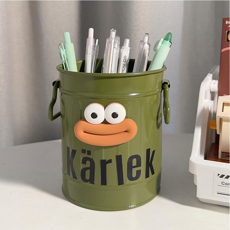 Fun Storage Box Large Capacity Pen Containers Students Household Office Desktop Mini Bins Organizers Creative Fashion Cute Ins