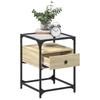 Nightstand Sonoma Oak 40x40x55 Cm Particleboard