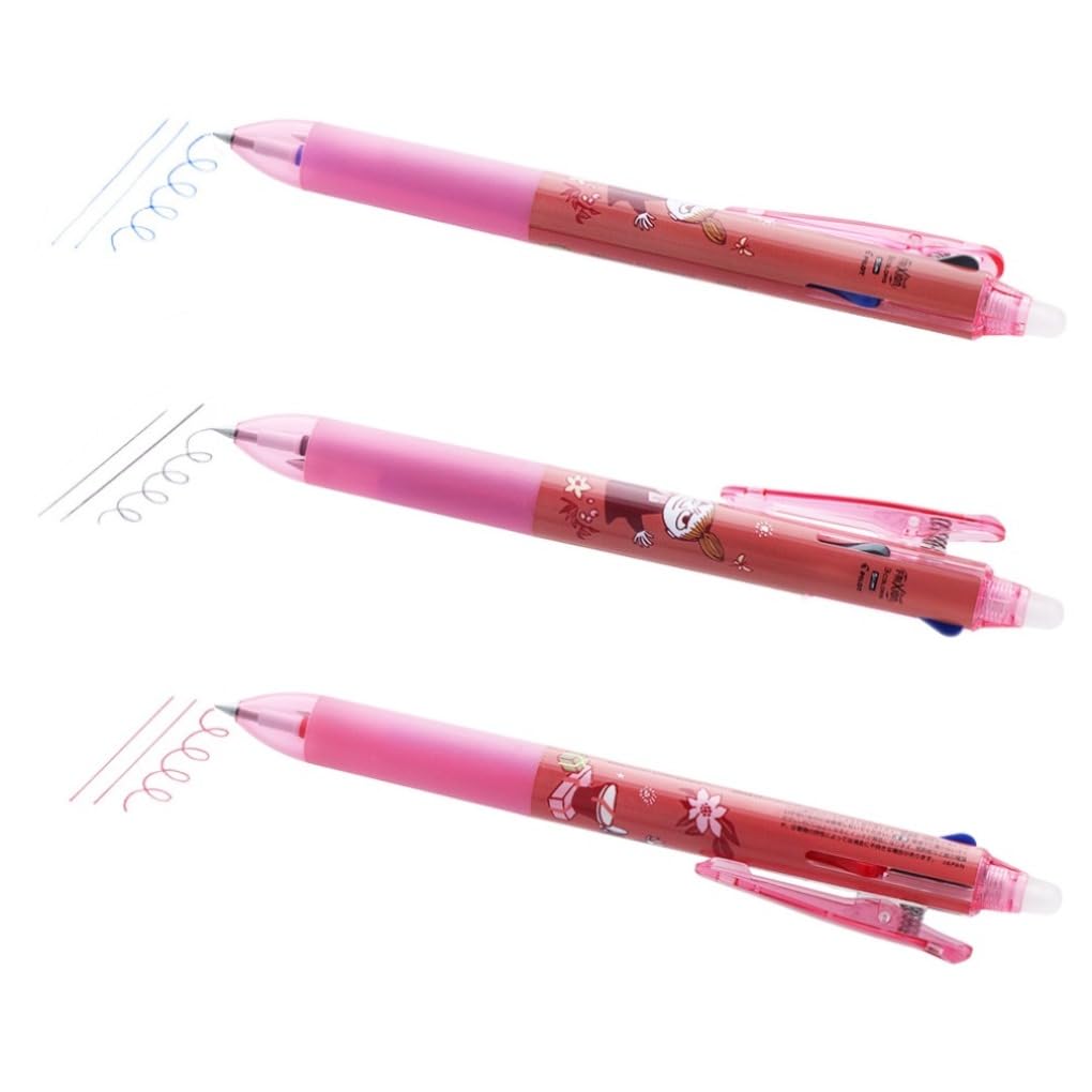 Sunstar Stationery Moomin Multicolor Pen Frixion Ball 3 Slim Little My S4654609