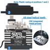 70kg Digital Servo 8.4V 180 Degree Brushless RC Servo Motor High Torgue IP68 Steel Helical Gear with 25T Servo Arm 1/8, 1/10 Car