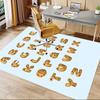 1PC cookie alphabet Anti-slip carpet, suitable for Office, bedroomand playrooms. It can also be used as a sofa footrest cover-W41