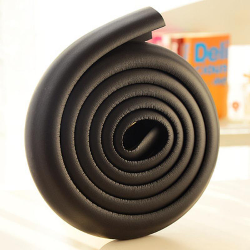 

L-образная полоса безопасности для детского сада, многофункциональная защитная полоса для детей, детская полоса предотвращения столкновений, мягкая угловая сумка 2pcs чёрный