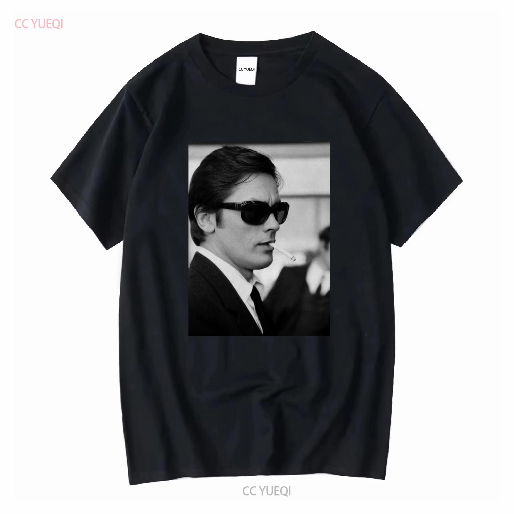 

Alain Delon T Shirt man actor cinema French cult gift idea for men dad grandpa uncle long or short sleeves vintage Washed 4XL