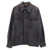 EAST GERMANY ARMY 70s 80s Vintage Work Jacket 48 Charcoal Gray Military Men's Used