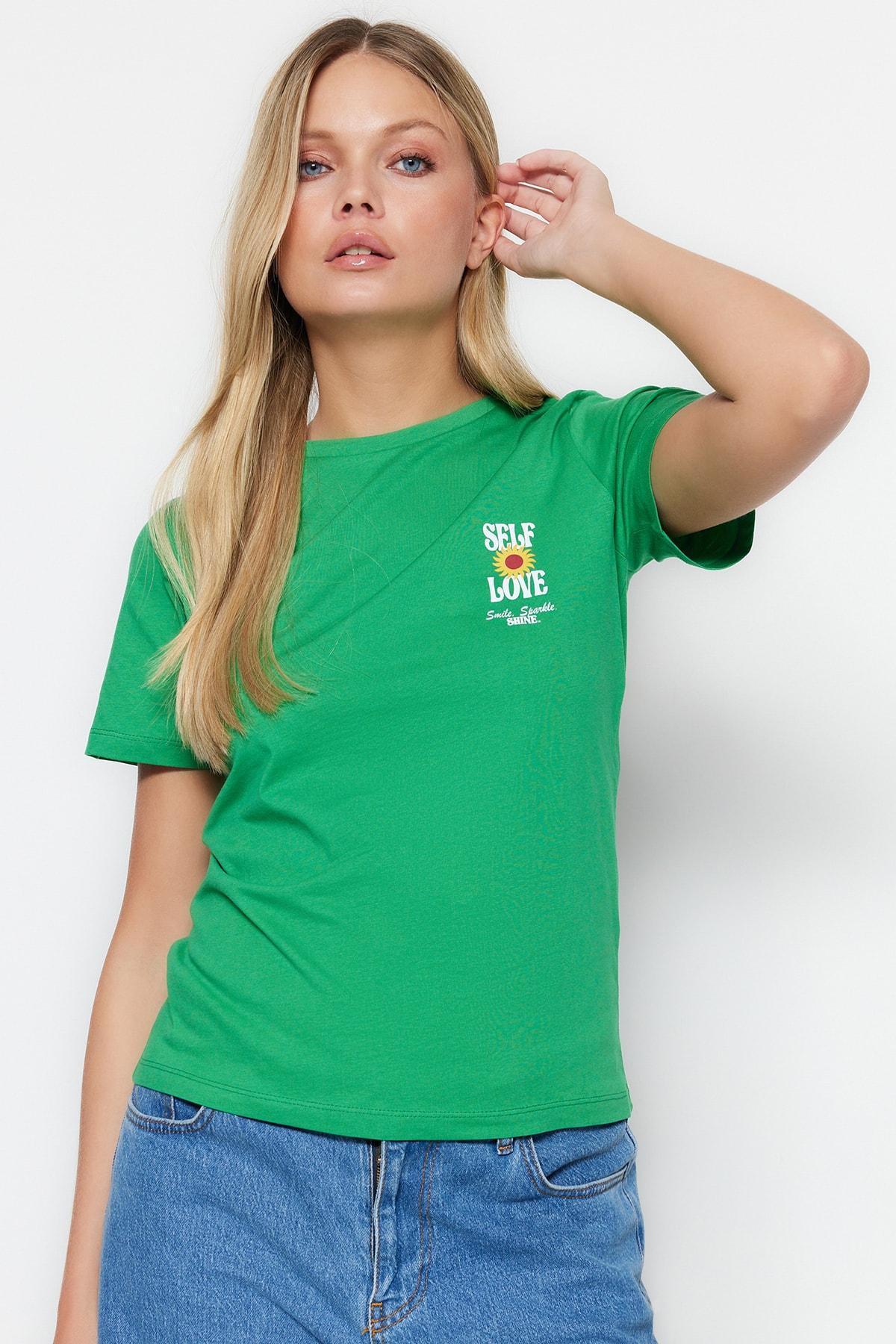 

Футболка - Зеленая - Стандартный крой