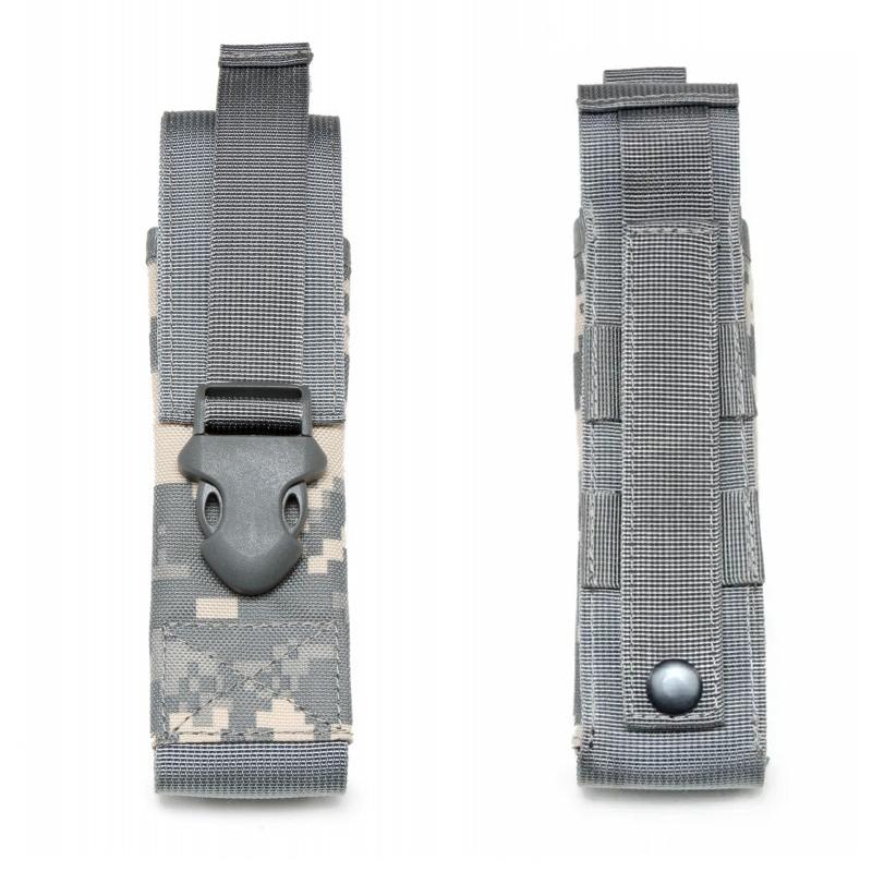 Flashlight Pouch Torch Holder Case Molle EDC Tool Waist Bag Outdoor Sport Camping Hiking Hunting Accessories Scissor cover