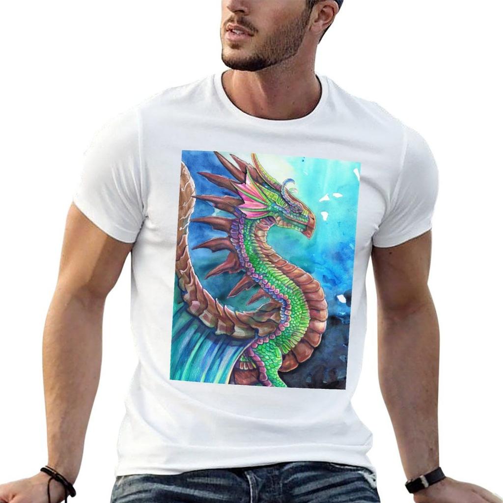 Water Forest Dragon T-Shirt Quick Dry Travel T-Shirt
