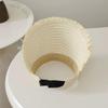 Child's Wide Brim Straw Hat - Sun Protection for Babies and Girls - Perfect for Beach and Photos.
