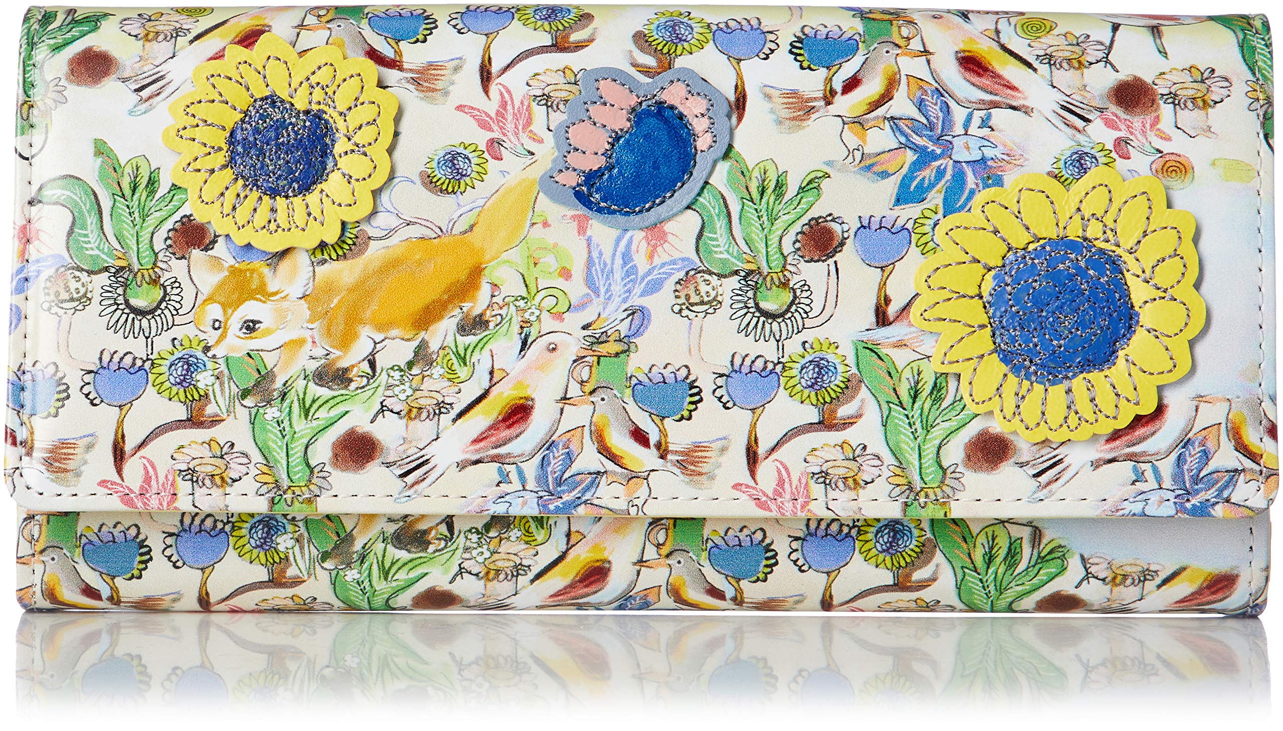 

Довгий гаманець Садовий зелений [Tsumori Chisato] Жіночий зелений