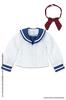 1/6 Pureneemo PNXS Sailor Ribbon Blouse II Blue X Bordeaux (Doll Compatible)