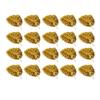 20PCS Metallic Foil Cheerleading Pom Poms PET Sports Team Pom Poms  For Stage Show