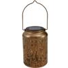 Hanging Solar Lantern Outdoor Waterproof Metal Vintage Hummingbird LED Garden Yard Lawn Pathway Decorative Lights