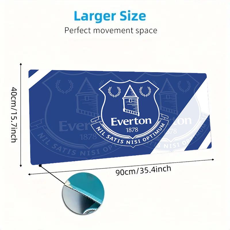 Everton FC Color Mouse Pad Large Gaming Table Cushion Non-slip Laptop Tablet Big Mousepad XXL Mat Mini PC Playmat With Lock edge