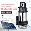 Solar DC Permanent Magnet Brushless Submersible Pump Household Battery Pump High Head Irrigation Agricultural Pump