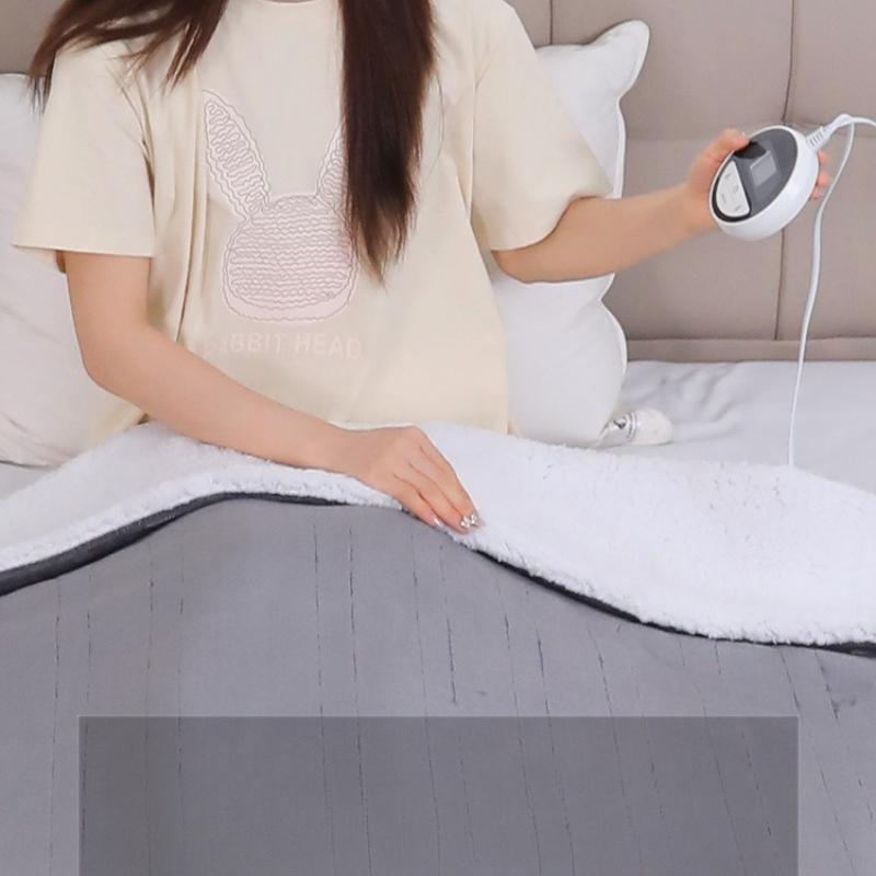 Electric Blanket Intelligent Temperature Control Heating Cover Blankets Heating Blanket Nap Blanket Washable American Standard Electric Blankets