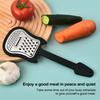 Handheld Fruit Grater Stainless Guitar Shape Metal Cheese Grater Comfortable Grip Kitchen Grater Fruit Pulp Crusher For Citrus