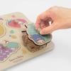 Vitthart Sanrio Baby Wooden Puzzle Fruit Puzzle 6 Pieces with Pegs