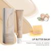 Moisturizing Beige Lip Balm Perfect for Dry Autumn and Winter Seasons. It Prevents Dry Skin and Protects Lips